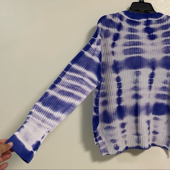 Time And Tru Sweater Women’s Size XL Tye Dye Sweater - Picture 5 of 12